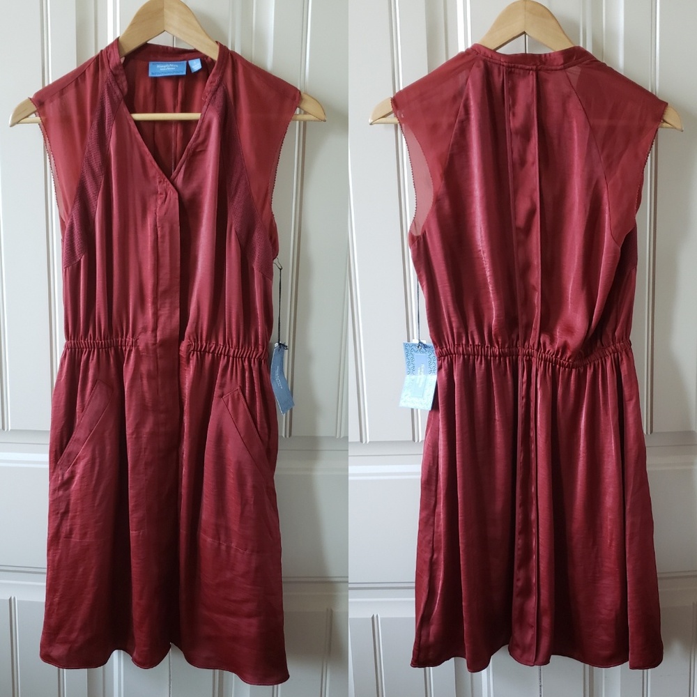 Vera Wang red dress